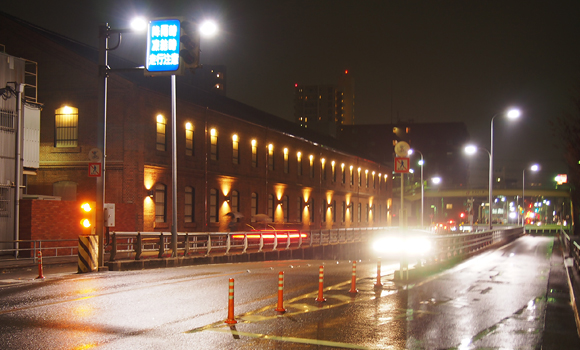 Atsuta Head Office　Brick warehouse (Warehouse No. 1) / night view